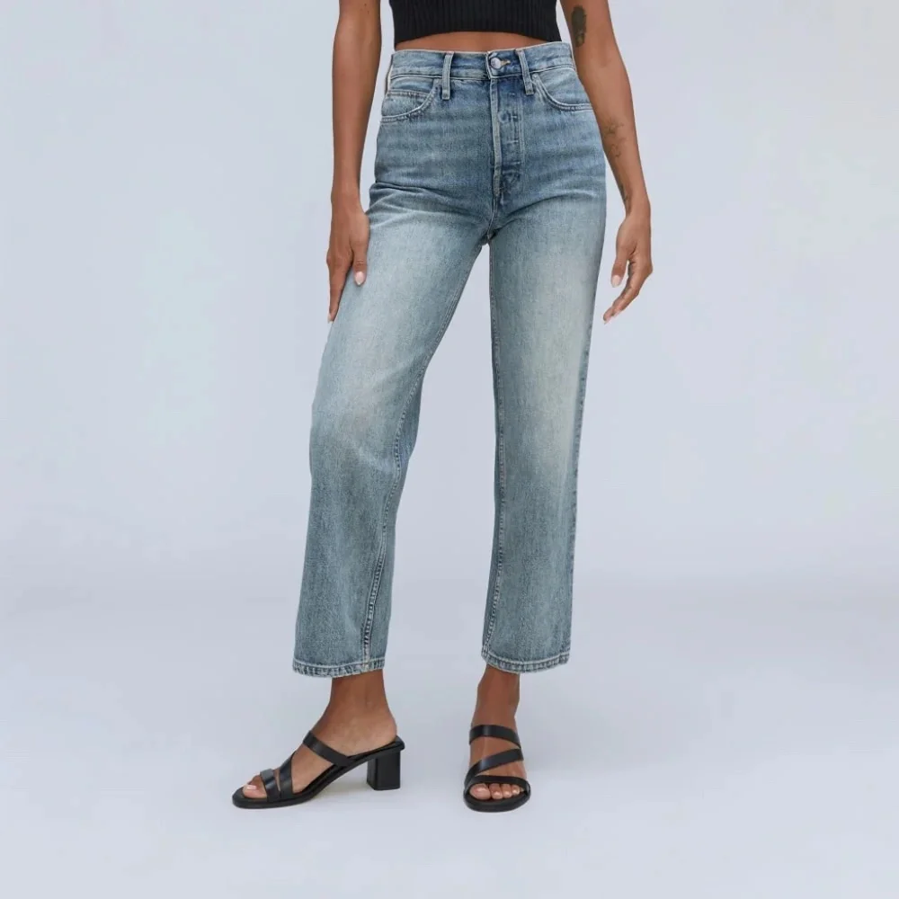 NWT Everlane Organic Rigid Way-High Jeans - Picture 1 of 8